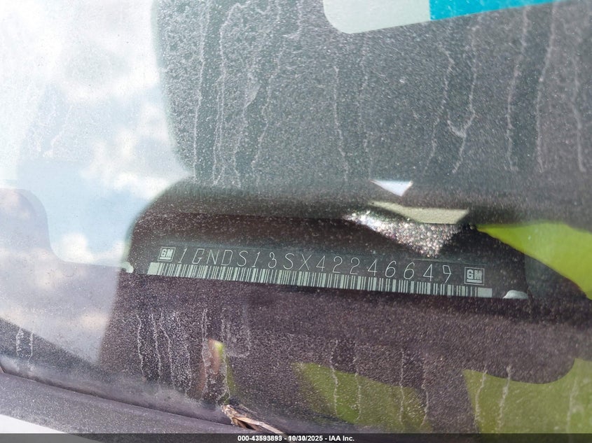 2004 Chevrolet Trailblazer Lt VIN: 1GNDS13SX42246649 Lot: 43593893