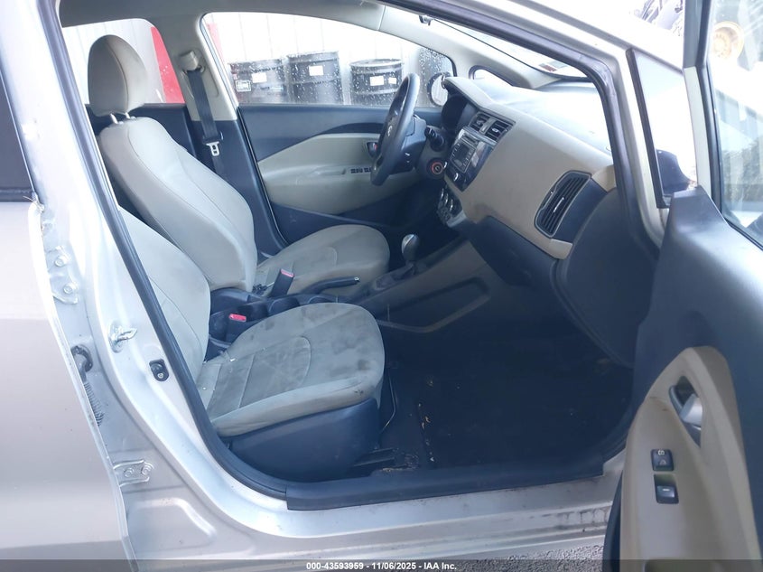 2016 Kia Rio Lx VIN: KNADM4A33G6572612 Lot: 43593959