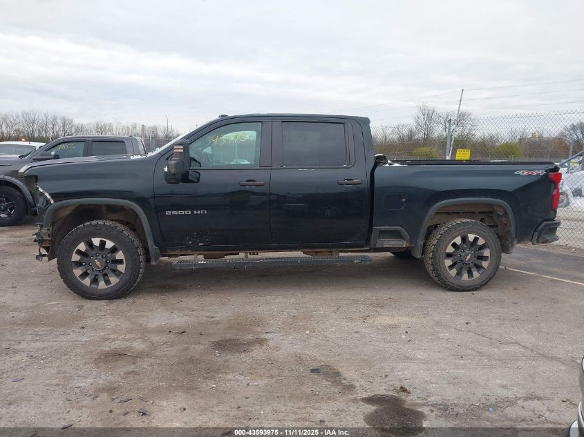 2021 Chevrolet Silverado 2500Hd 4Wd Standard Bed Custom VIN: 1GC4YME71MF296205 Lot: 43593975