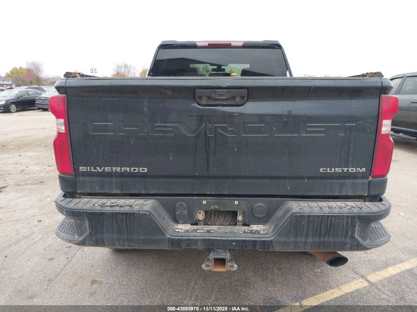 2021 Chevrolet Silverado 2500Hd 4Wd Standard Bed Custom VIN: 1GC4YME71MF296205 Lot: 43593975