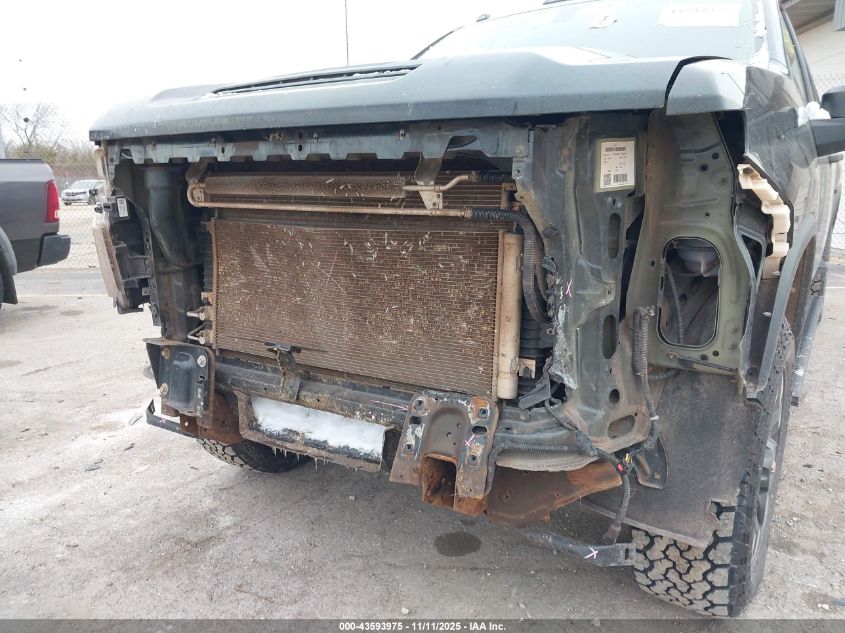 2021 Chevrolet Silverado 2500Hd 4Wd Standard Bed Custom VIN: 1GC4YME71MF296205 Lot: 43593975