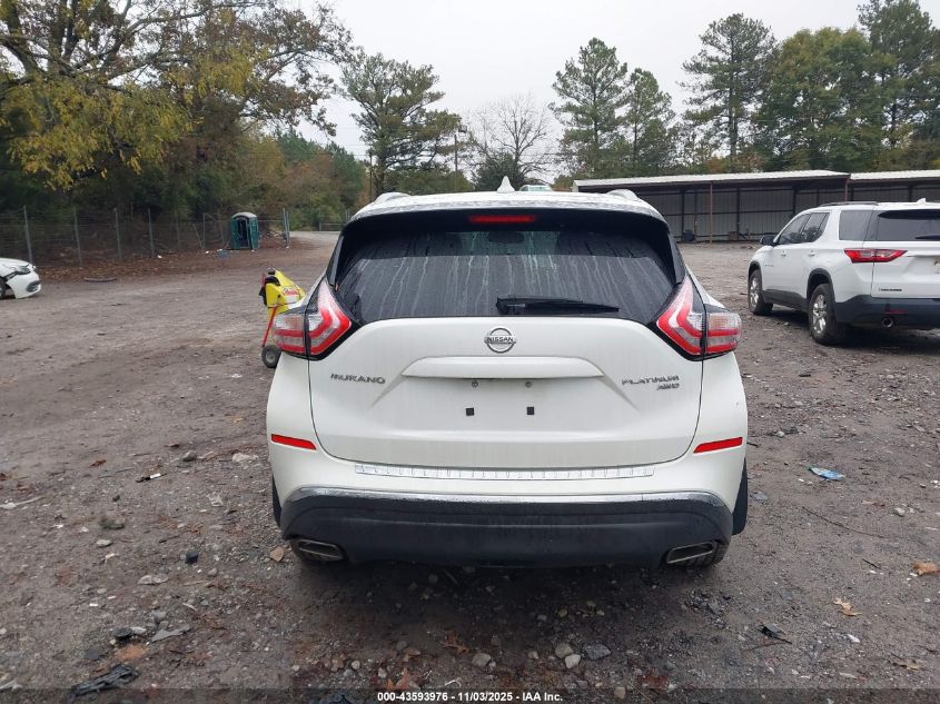 2018 Nissan Murano Platinum VIN: 5N1AZ2MH7JN163184 Lot: 43593976