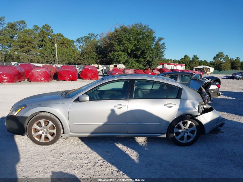 2007 Nissan Maxima 3.5 Sl VIN: 1N4BA41E87C824754 Lot: 43593977