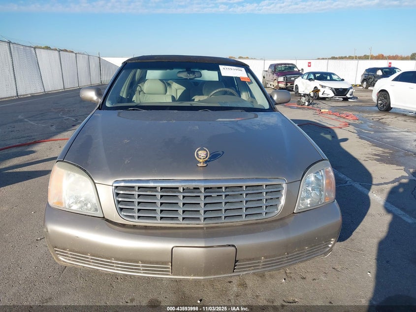 2001 Cadillac Deville Standard W/W20 VIN: 1G6KD54Y11U222327 Lot: 43593998