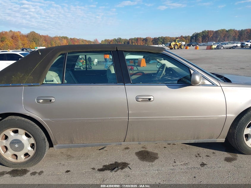 2001 Cadillac Deville Standard W/W20 VIN: 1G6KD54Y11U222327 Lot: 43593998