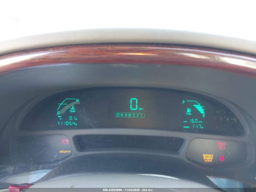 2001 Cadillac Deville Standard W/W20 VIN: 1G6KD54Y11U222327 Lot: 43593998