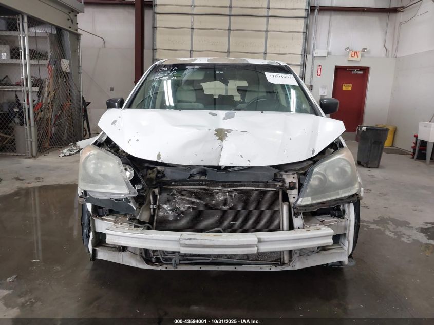 2008 Honda Odyssey Lx VIN: 5FNRL38258B001972 Lot: 43594001