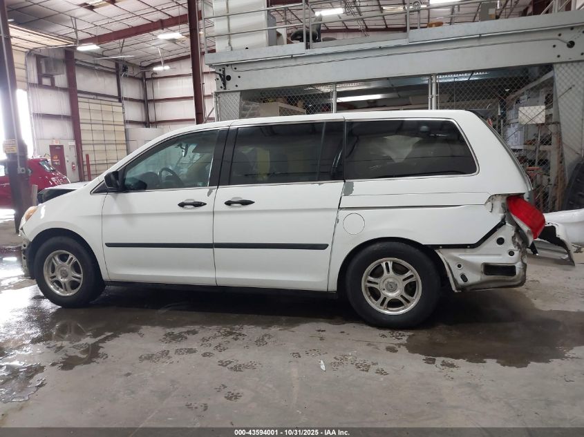 2008 Honda Odyssey Lx VIN: 5FNRL38258B001972 Lot: 43594001