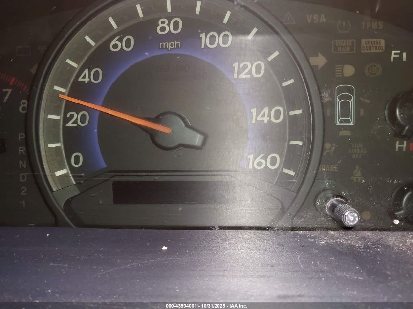 2008 Honda Odyssey Lx VIN: 5FNRL38258B001972 Lot: 43594001