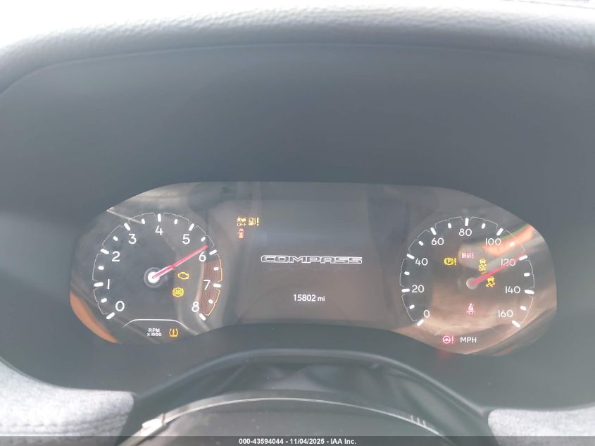 2024 Jeep Compass Latitude Lux Fwd VIN: 3C4NJDFN9RT153988 Lot: 43594044