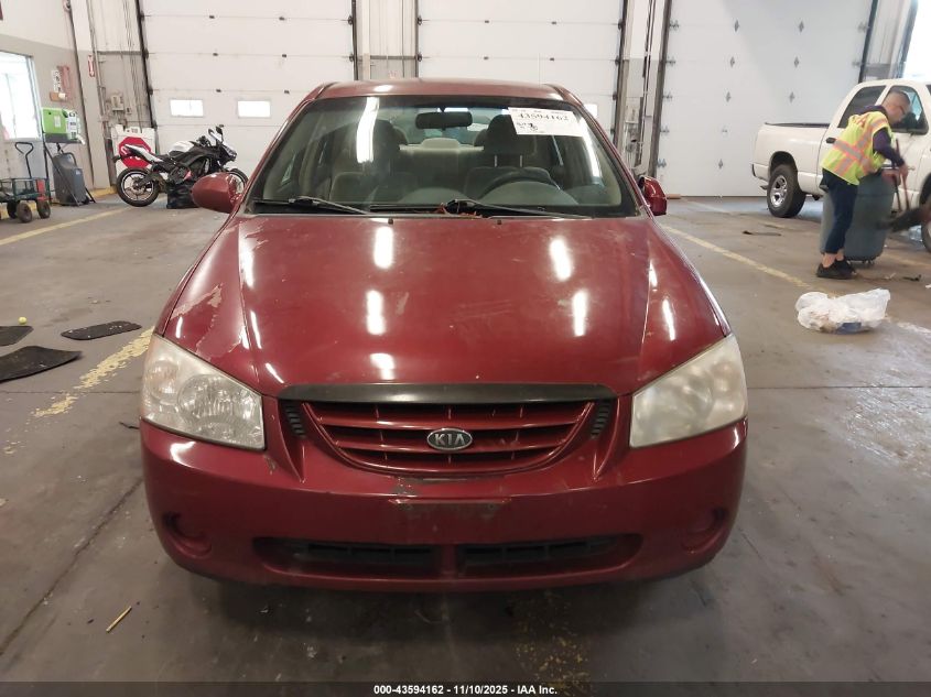 2006 Kia Spectra Ex/Lx/Sx VIN: KNAFE121X65265122 Lot: 43594162
