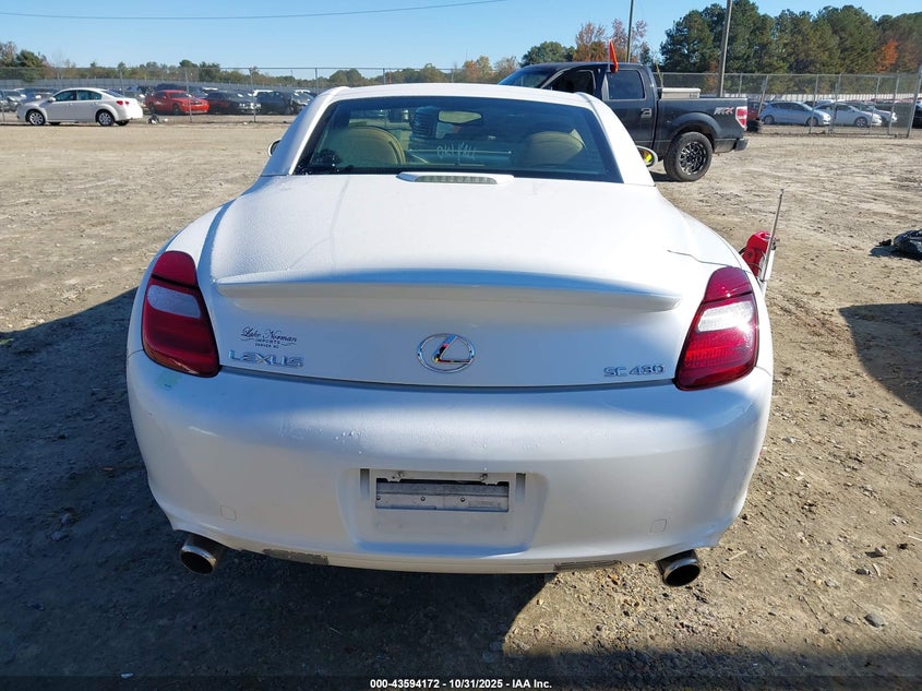 2007 Lexus Sc 430 VIN: JTHFN45Y879014086 Lot: 43594172