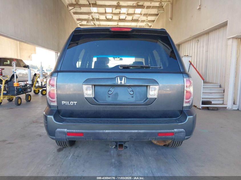 2006 Honda Pilot Lx VIN: 5FNYF28136B044109 Lot: 43594176