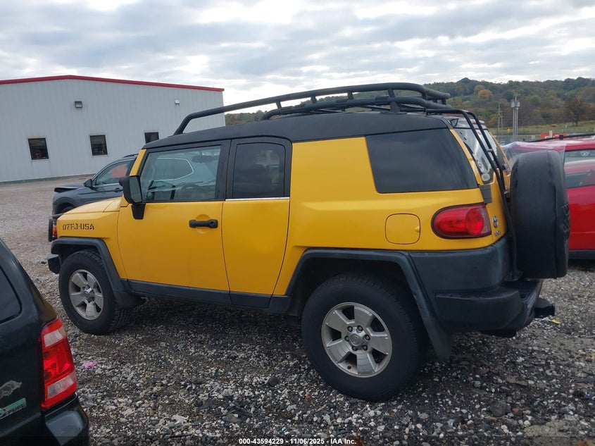 2007 Toyota Fj Cruiser VIN: JTEZU11F470017538 Lot: 43594229