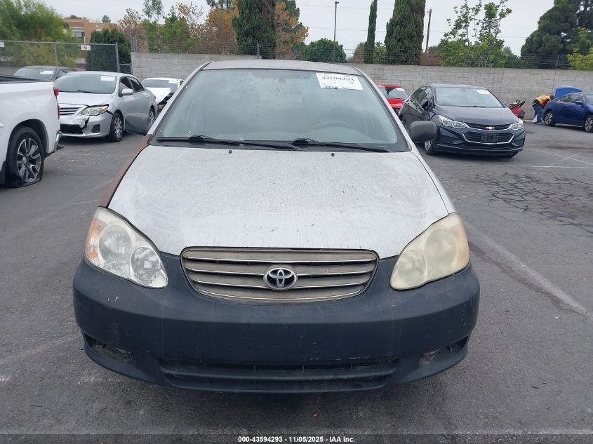 2003 Toyota Corolla Ce VIN: 1NXBR32E03Z179822 Lot: 43594293