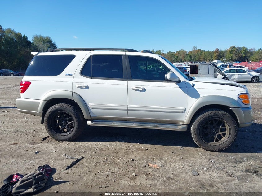 2002 Toyota Sequoia Sr5 V8 VIN: 5TDZT34A02S087062 Lot: 43594357