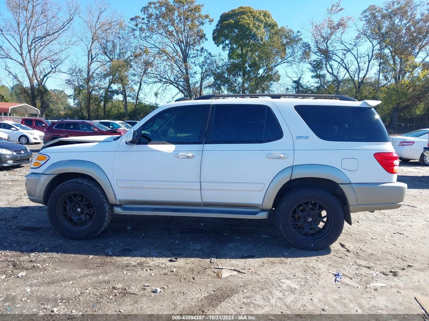 2002 Toyota Sequoia Sr5 V8 VIN: 5TDZT34A02S087062 Lot: 43594357