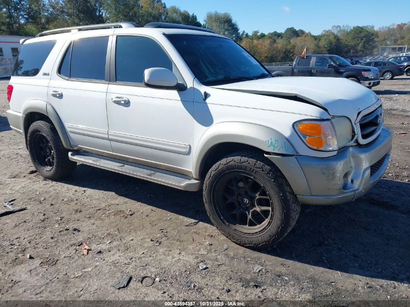2002 Toyota Sequoia Sr5 V8