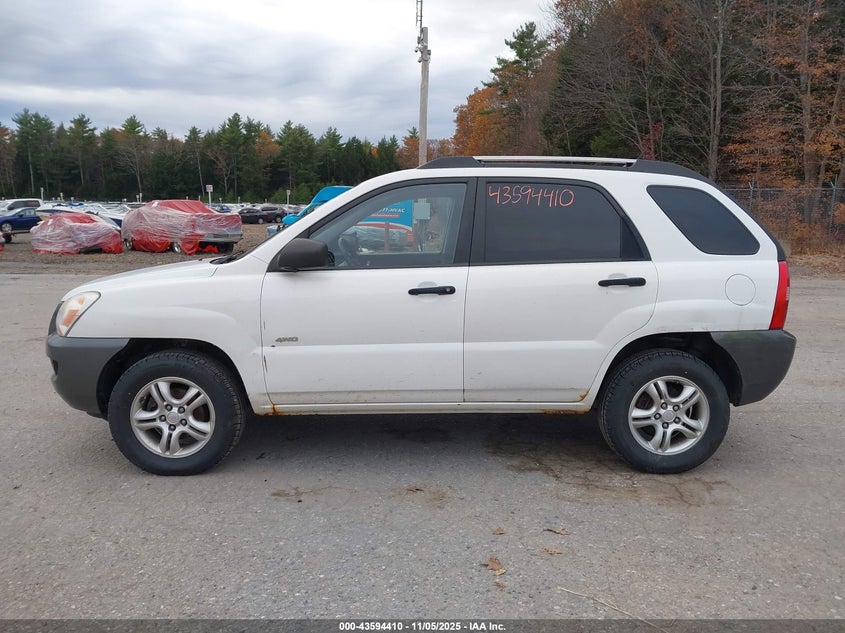 2008 Kia Sportage Lx V6 VIN: KNDJE723687455511 Lot: 43594410