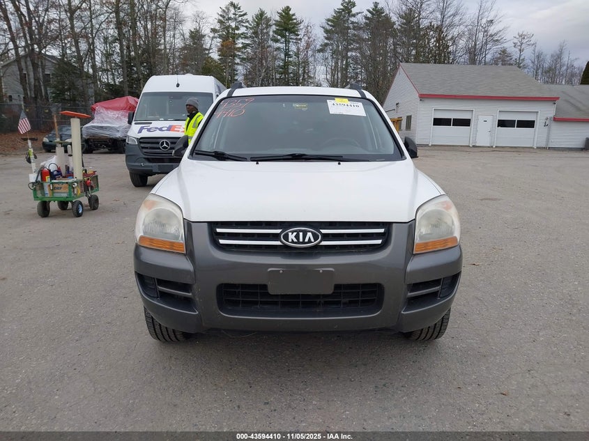 2008 Kia Sportage Lx V6 VIN: KNDJE723687455511 Lot: 43594410