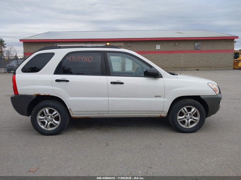 2008 Kia Sportage Lx V6 VIN: KNDJE723687455511 Lot: 43594410