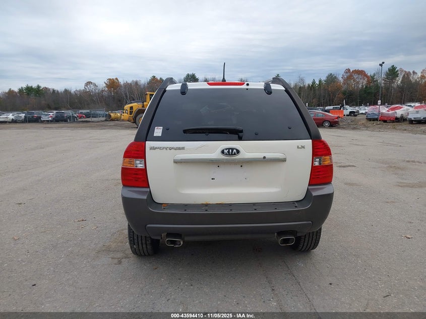 2008 Kia Sportage Lx V6 VIN: KNDJE723687455511 Lot: 43594410