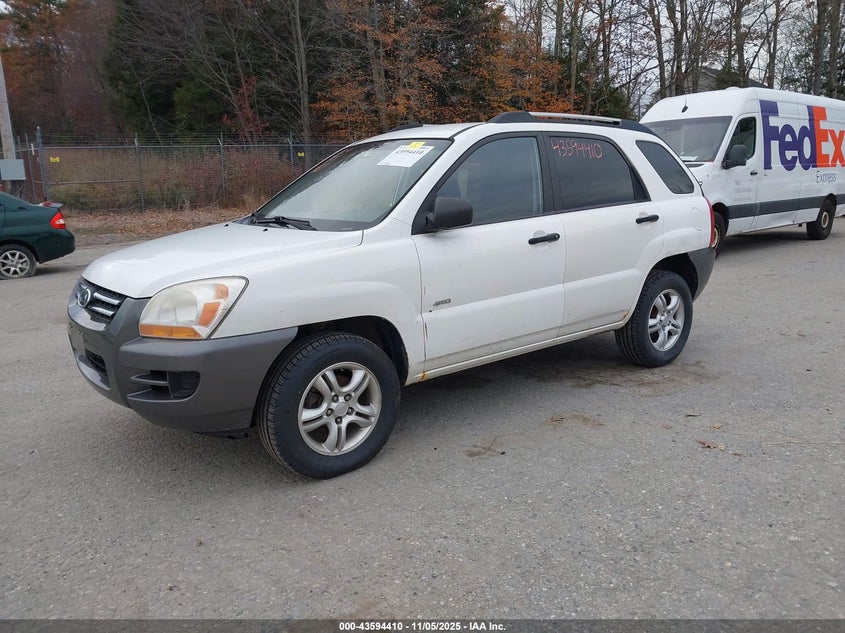 2008 Kia Sportage Lx V6 VIN: KNDJE723687455511 Lot: 43594410