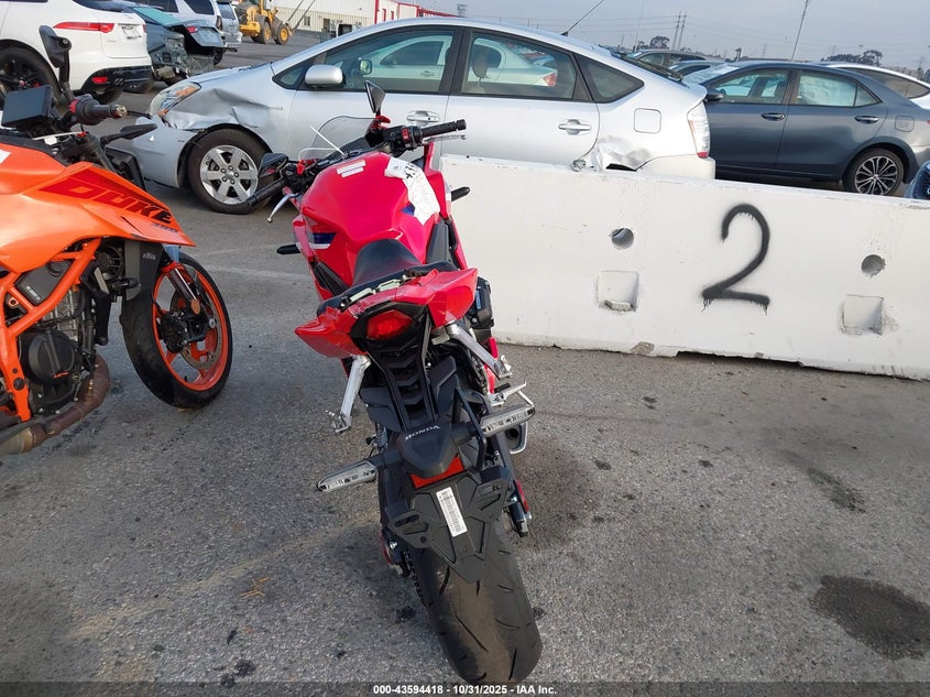 2025 Honda Cbr650 R VIN: MLHRH155XS5100877 Lot: 43594418