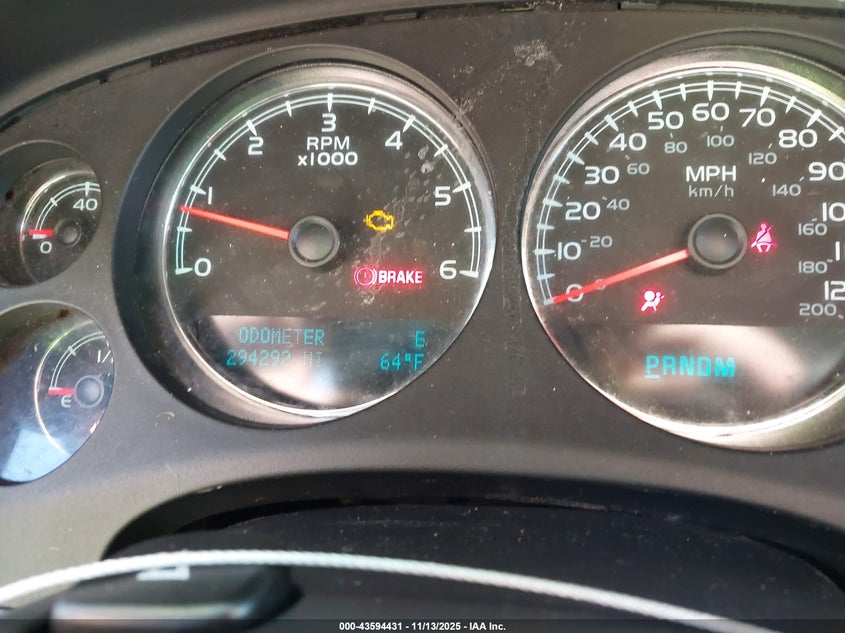 2011 Chevrolet Tahoe Ltz VIN: 1GNSKCE06BR374423 Lot: 43594431