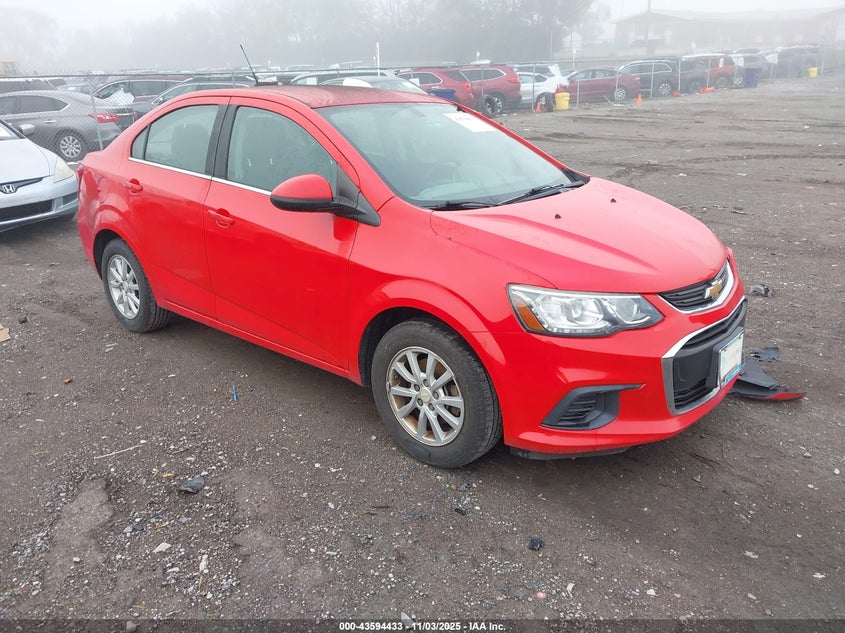 2017 CHEVROLET SONIC LT AUTO - 1G1JD5SH6H4138745