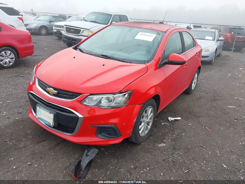 2017 CHEVROLET SONIC LT AUTO - 1G1JD5SH6H4138745