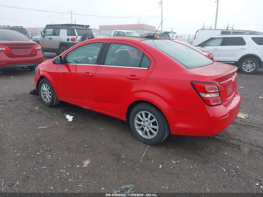 2017 CHEVROLET SONIC LT AUTO - 1G1JD5SH6H4138745