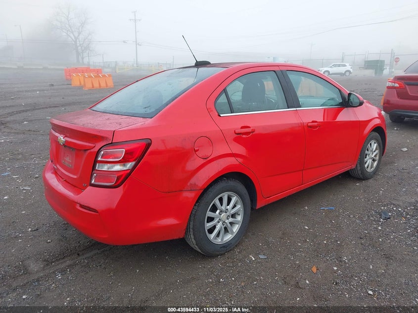 2017 CHEVROLET SONIC LT AUTO - 1G1JD5SH6H4138745