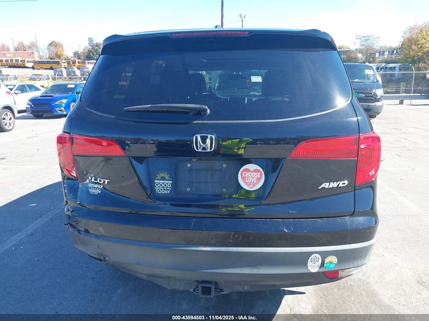 2017 HONDA PILOT EX-L - 5FNYF6H51HB033722