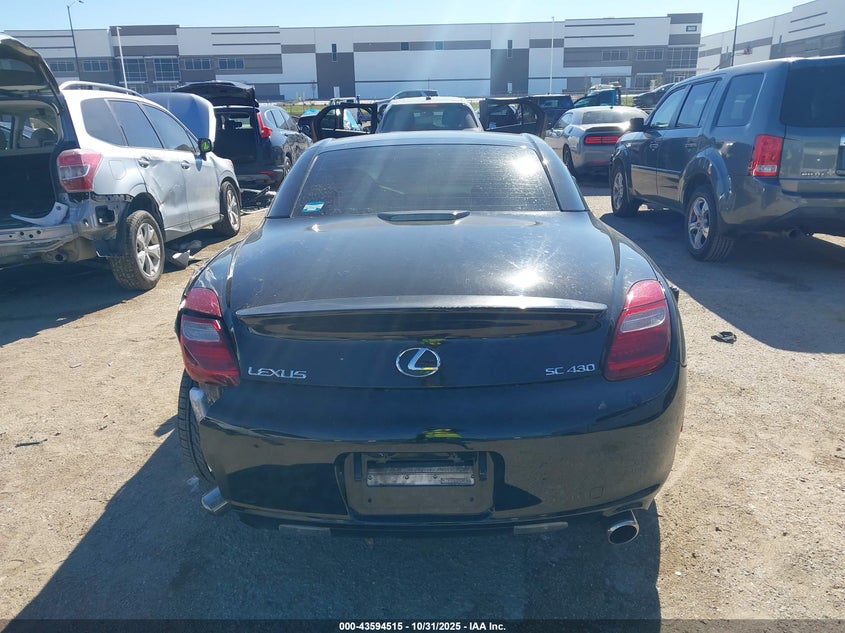 2006 Lexus Sc 430 VIN: JTHFN48Y069008048 Lot: 43594515