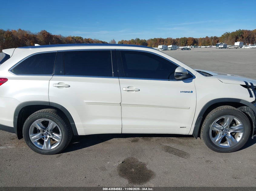 2018 TOYOTA HIGHLANDER HYBRID LIMITED - 5TDDGRFH6JS046865