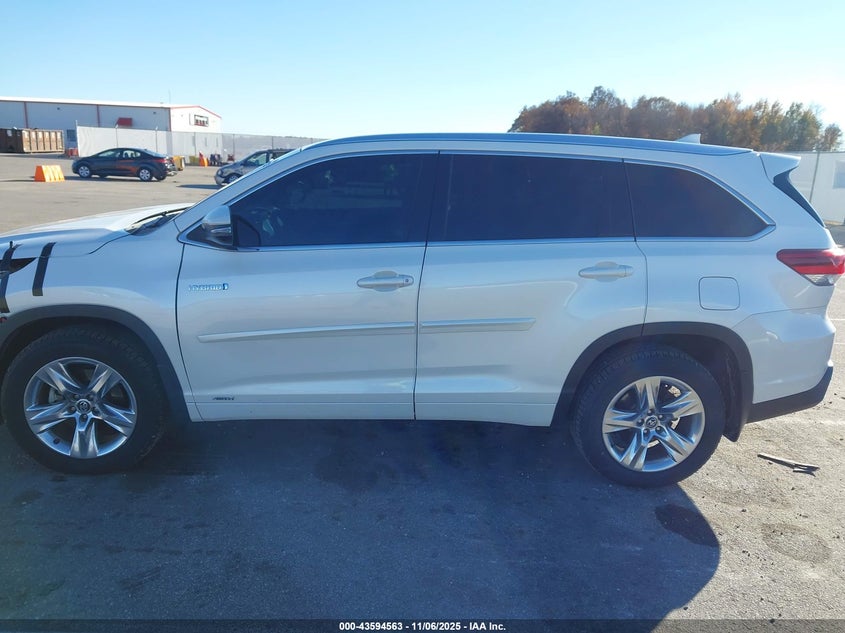 2018 TOYOTA HIGHLANDER HYBRID LIMITED - 5TDDGRFH6JS046865