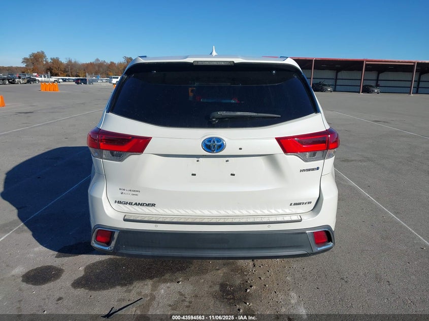 2018 TOYOTA HIGHLANDER HYBRID LIMITED - 5TDDGRFH6JS046865