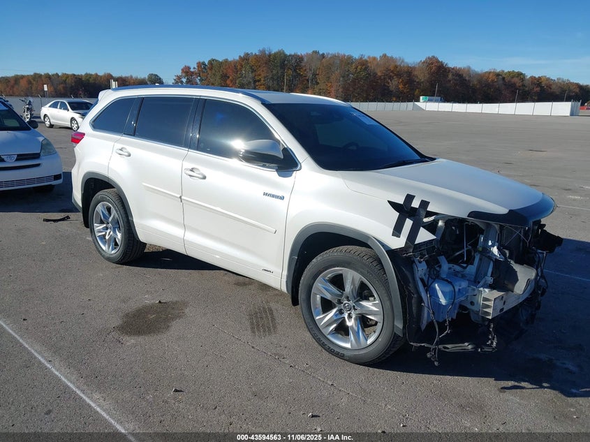 2018 TOYOTA HIGHLANDER HYBRID LIMITED - 5TDDGRFH6JS046865