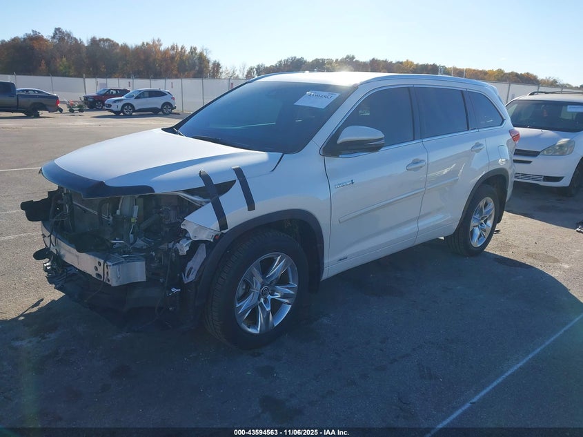 2018 TOYOTA HIGHLANDER HYBRID LIMITED - 5TDDGRFH6JS046865