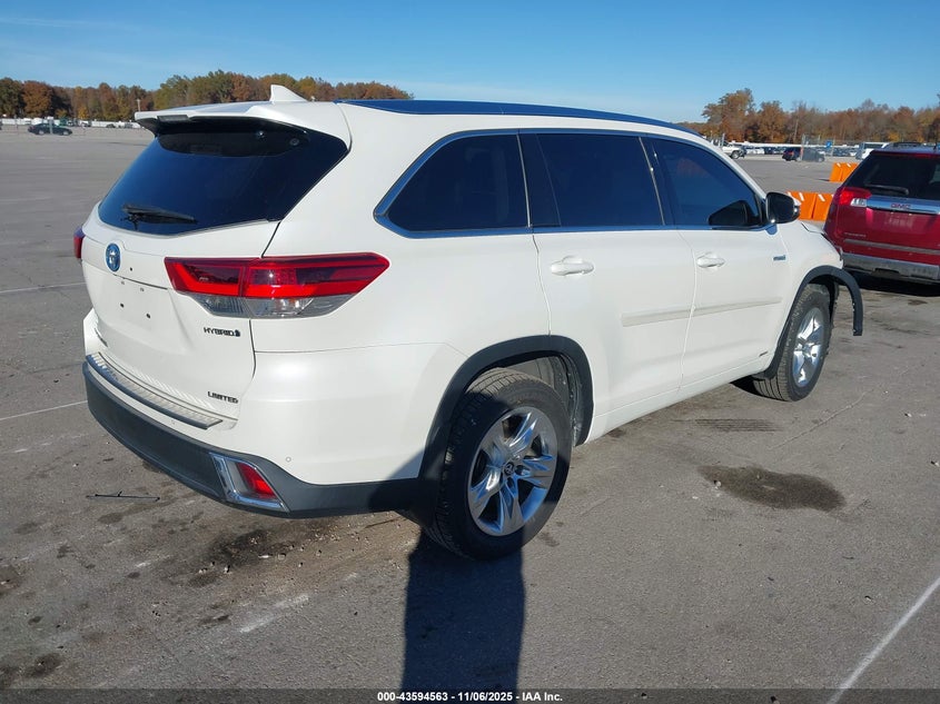 2018 TOYOTA HIGHLANDER HYBRID LIMITED - 5TDDGRFH6JS046865