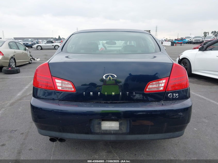 2004 Infiniti G35 VIN: JNKCV51E54M617767 Lot: 43594585