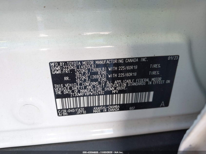 2023 TOYOTA RAV4 HYBRID WOODLAND EDITION - 2T3UWRFV8PW152492