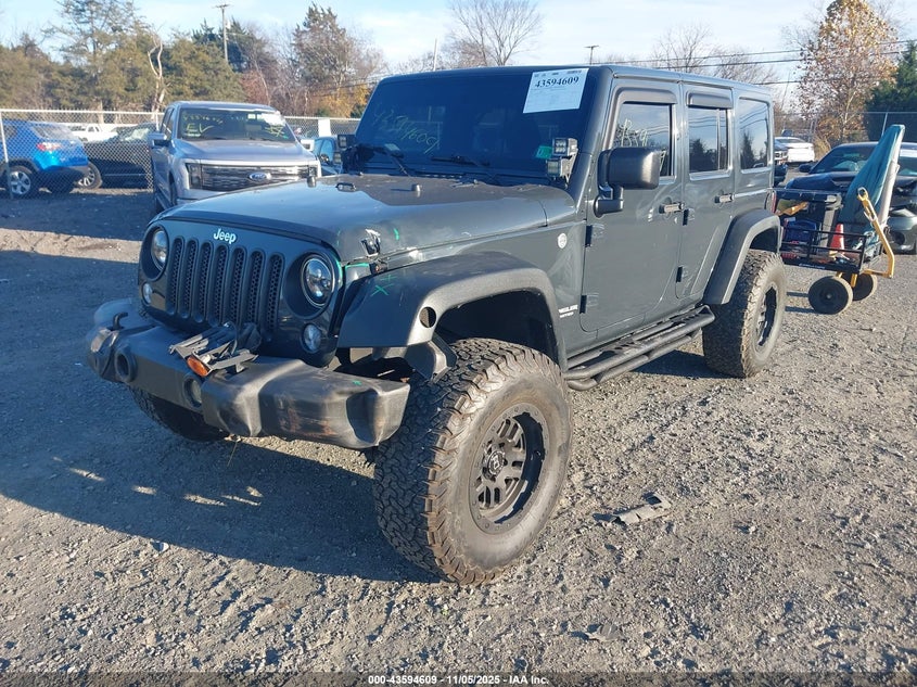 2017 JEEP WRANGLER UNLIMITED SPORT 4X4 1C4BJWDG7HL589333
