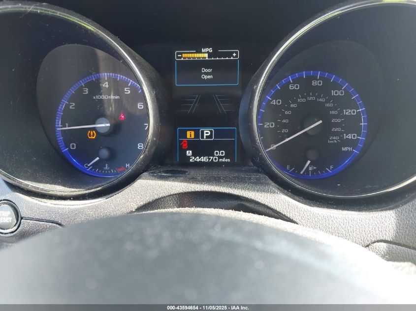 2017 Subaru Outback 2.5I Premium VIN: 4S4BSAFC7H3284999 Lot: 43594654