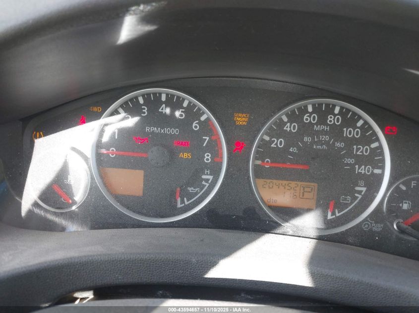 2007 Nissan Frontier Le VIN: 1N6AD06W97C423783 Lot: 43594657