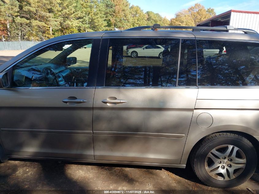 2005 Honda Odyssey Ex-L VIN: 5FNRL38765B040562 Lot: 43594672