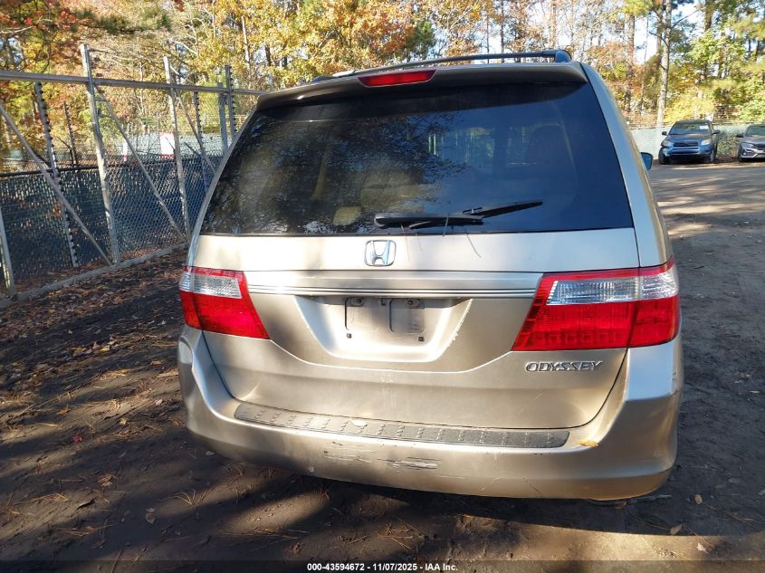 2005 Honda Odyssey Ex-L VIN: 5FNRL38765B040562 Lot: 43594672