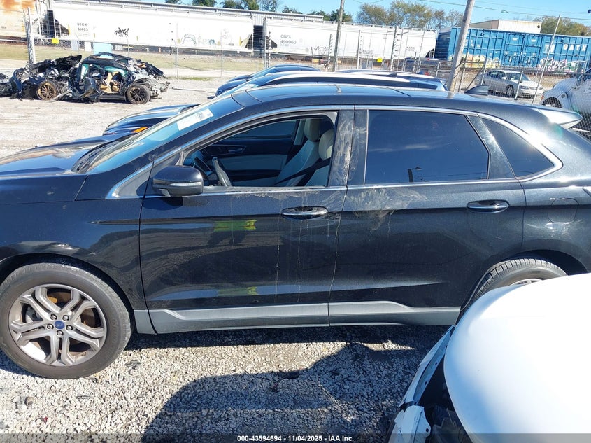 2015 Ford Edge Titanium VIN: 2FMTK3K85FBB22156 Lot: 43594694