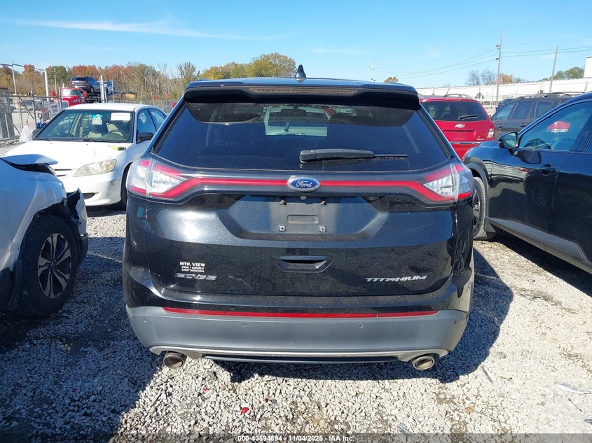 2015 Ford Edge Titanium VIN: 2FMTK3K85FBB22156 Lot: 43594694